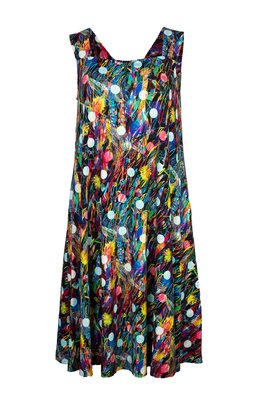 Aino jurk Hauska short multicolor flower print