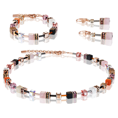 Coeur de Lion Ketting 4905/ /0227 Peach-Rose