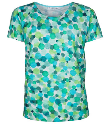 Mansted kleding Bubbles shirt blauw aqua