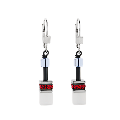 Coeur de Lion Oorbellen 2838/ /0703 Blue-Red