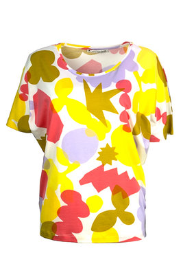Mansted kleding Mindy shirt geel rose