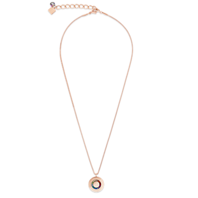 Coeur de Lion Ketting 5004/ /1577 Multicolor Rosé Goud