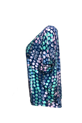 Mansted kleding Siri shirt blauw groen rose