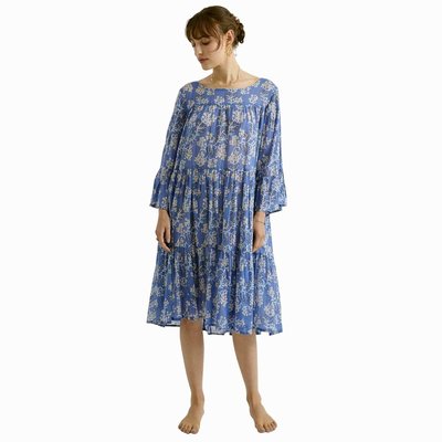 Zen Ethic zomerjurk Wendy Brune blauw