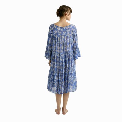 Zen Ethic zomerjurk Wendy Brune blauw