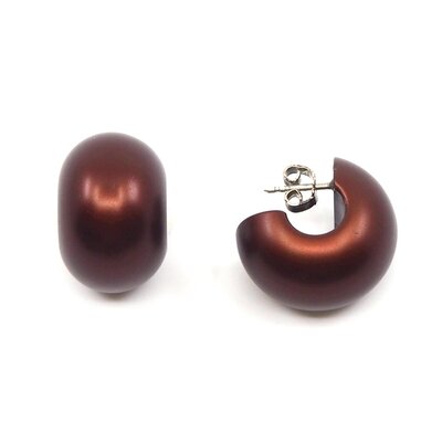 Otracosa Oorbellen Creole Bruin CR3