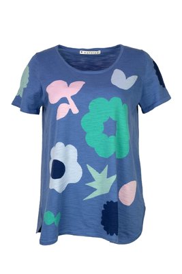 Mansted kleding Harissa shirt blauw groen