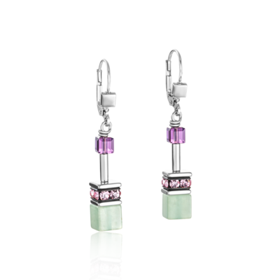 Coeur de Lion Oorbellen 4905/ /0840 Lilac-Green