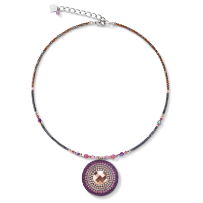 Coeur de Lion Ketting 5035/ /0824 Amethyst