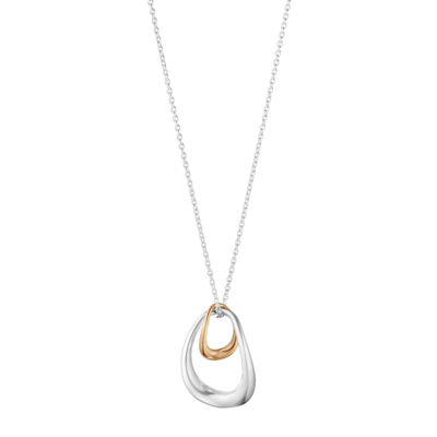 Georg Jensen sieraad, ketting Offspring 433B goud/zilver