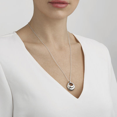 Georg Jensen sieraad, ketting Curve 501B 60cm