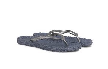 Ilse Jacobsen teenslipper met glitter Grijs