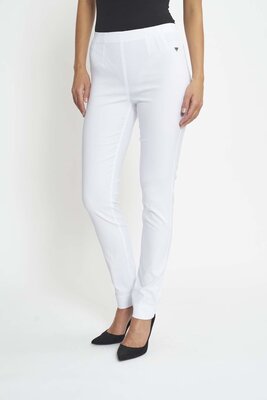 Laurie broek, model Slim basis viscose wit 27016-10970