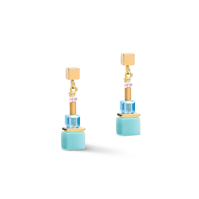 Coeur de Lion Oorbellen 5020/ /1535 Multicolor Rainbow-Gold