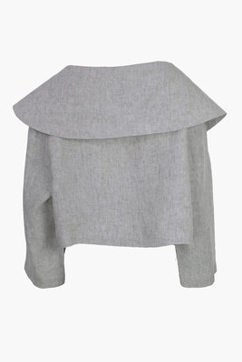 Ralston kleding, jasje Lidia linnen grijs