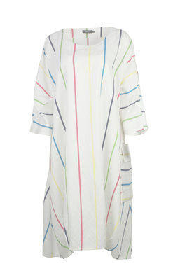 Ralston kleding, Jurk Siria wit multi