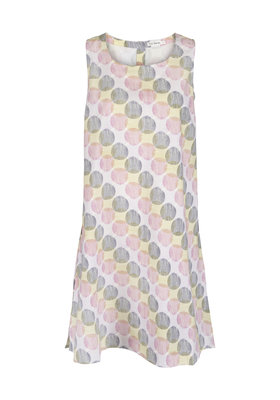 Two Danes kleding, jurk Telma rood