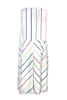 Ralston kleding, Jurk Doris wit multi