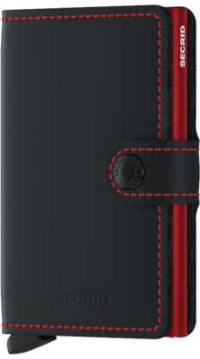 Secrid Miniwallet M Matte Black & Red portemonnee