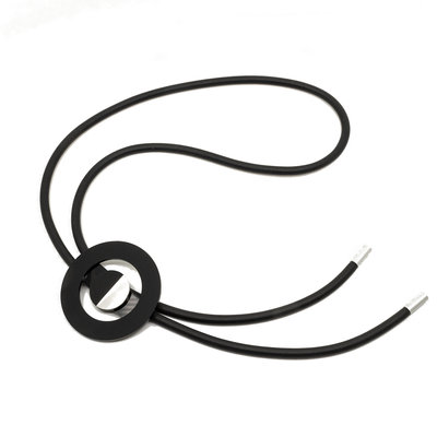 Baldino rubberen ketting zwart  E511