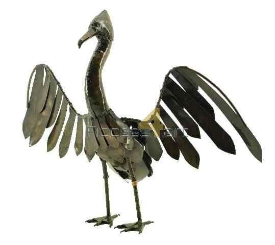 Metalen aalscholver middel, metalen vogel | Birdwoods