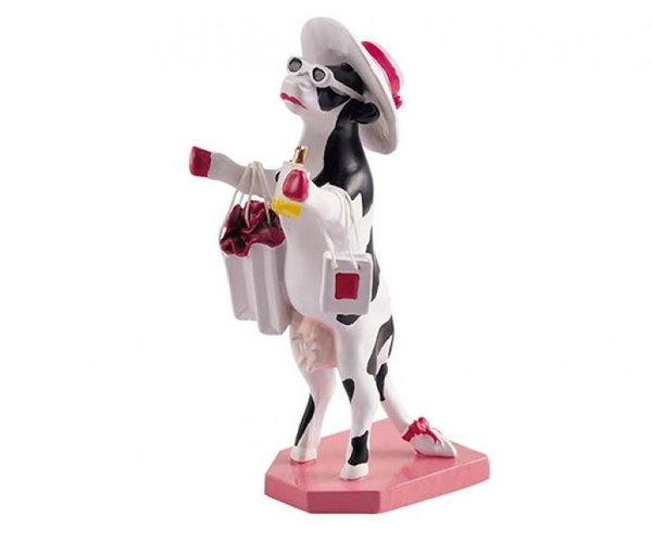 Cow Parade 46558 S Alphadite Goddess of Shopping
