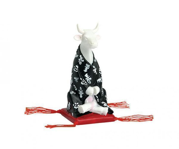 Cow Parade 46367 S Meditating Cow