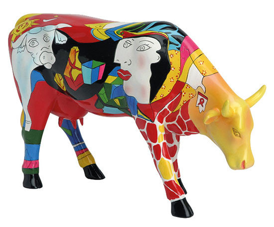 Cow Parade 46357 L Homage to Picowsoâs African Period
