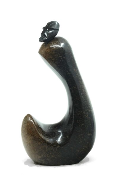 Stenen beeld uniek, Child, kind, Wilbert Mapundo