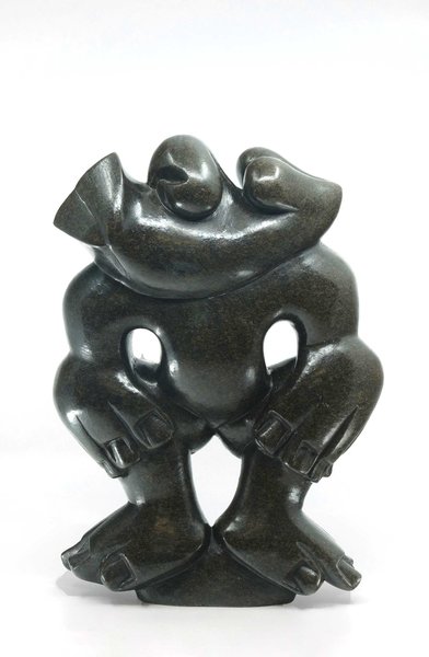 Stenen beeld uniek, African People, David Mushonga, Tengenenge