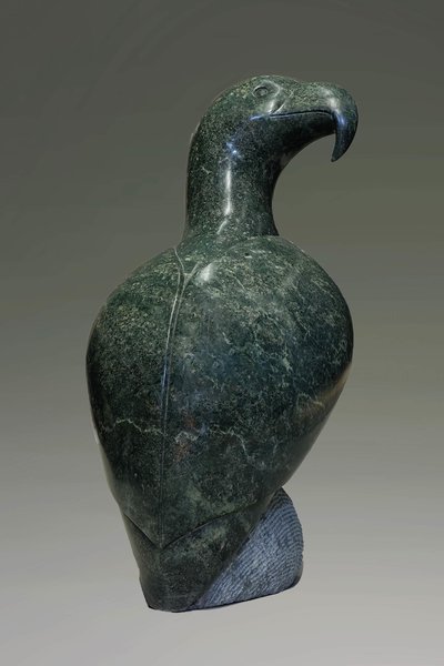 Stenen tuinbeeld arend, unieke vogel, Eagle, stenen dier