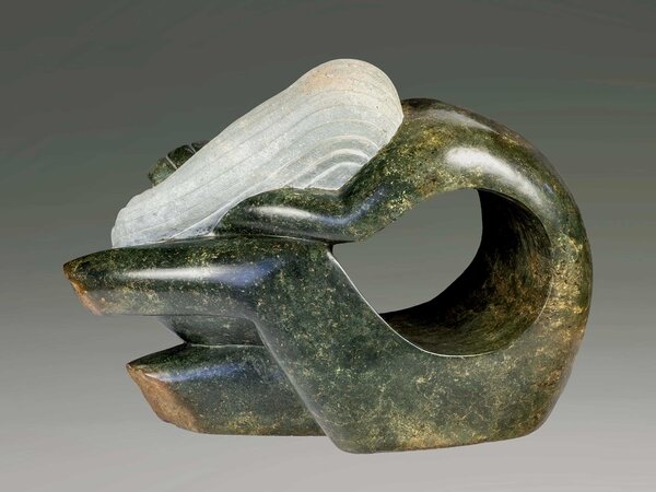 Stenen beeld uniek, Washing my hair