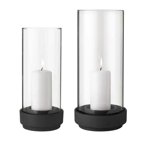 Stelton windlicht Hurricane klein 24,5 cm hoog
