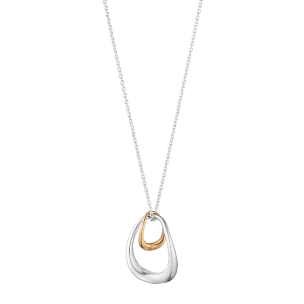 Georg Jensen sieraad, ketting Offspring 433B goud/zilver