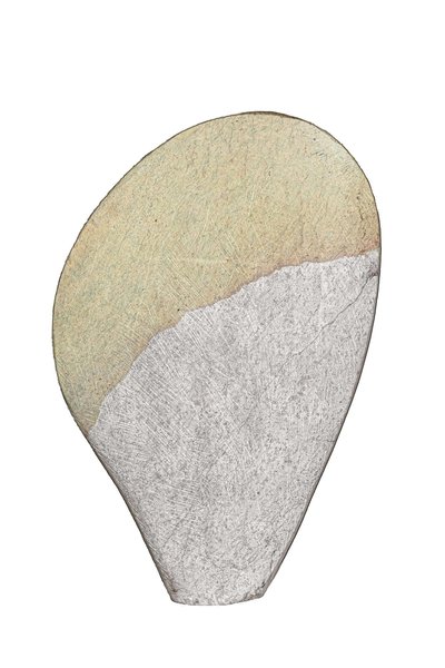 Speksteen beeld embryo 1 persoon | 28 cm hoog | bruin