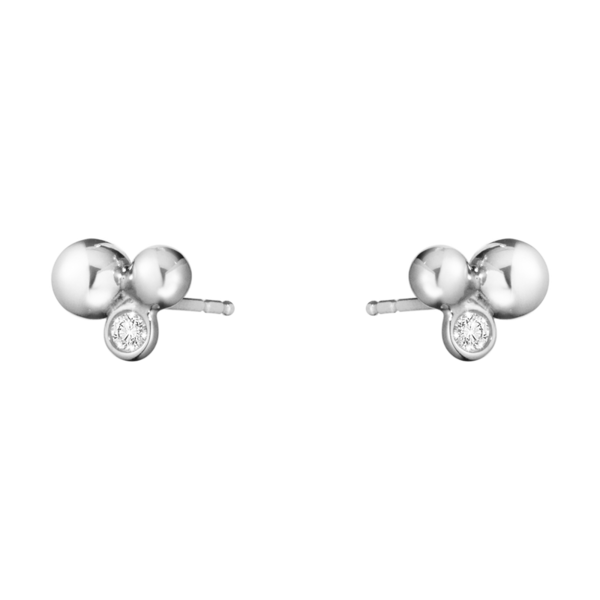 Georg Jensen sieraad, oorbellen Grape 551N 0,07 CT